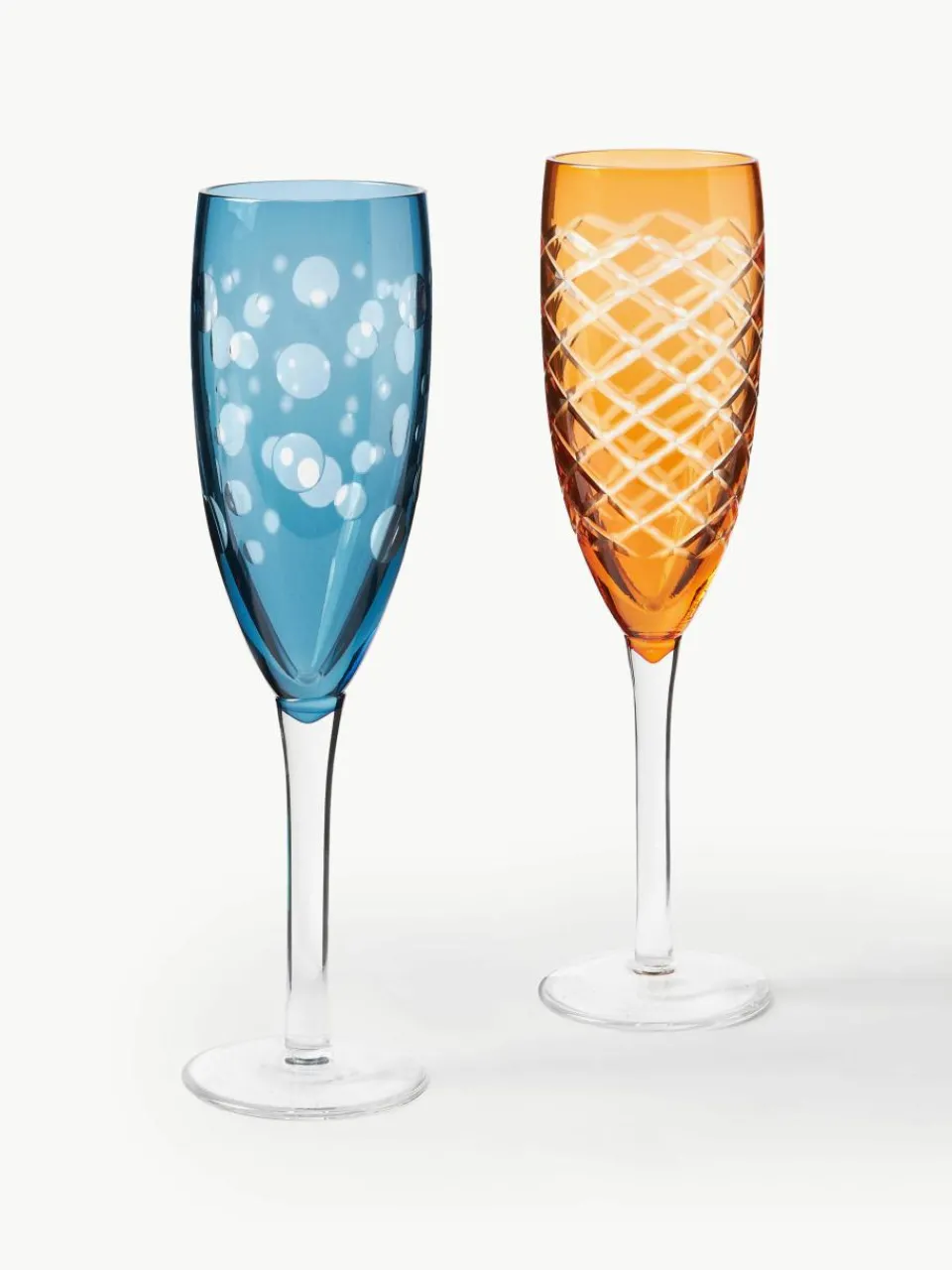 Champagneglazen Cuttings, set van 6^Pols Potten Sale