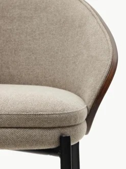 Chenille barkruk Eamy^Westwing Sale