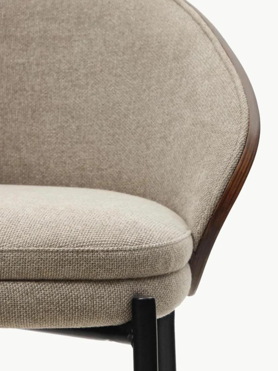 Chenille barkruk Eamy^Westwing Sale