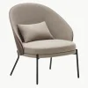 Chenille lounge fauteuil Eamy^Westwing Online