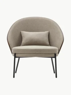 Chenille lounge fauteuil Eamy^Westwing Online