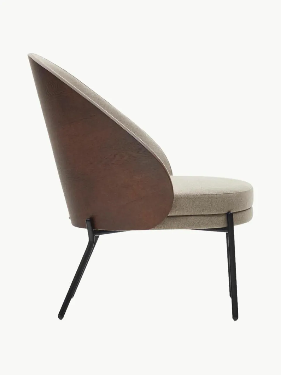 Chenille lounge fauteuil Eamy^Westwing Online
