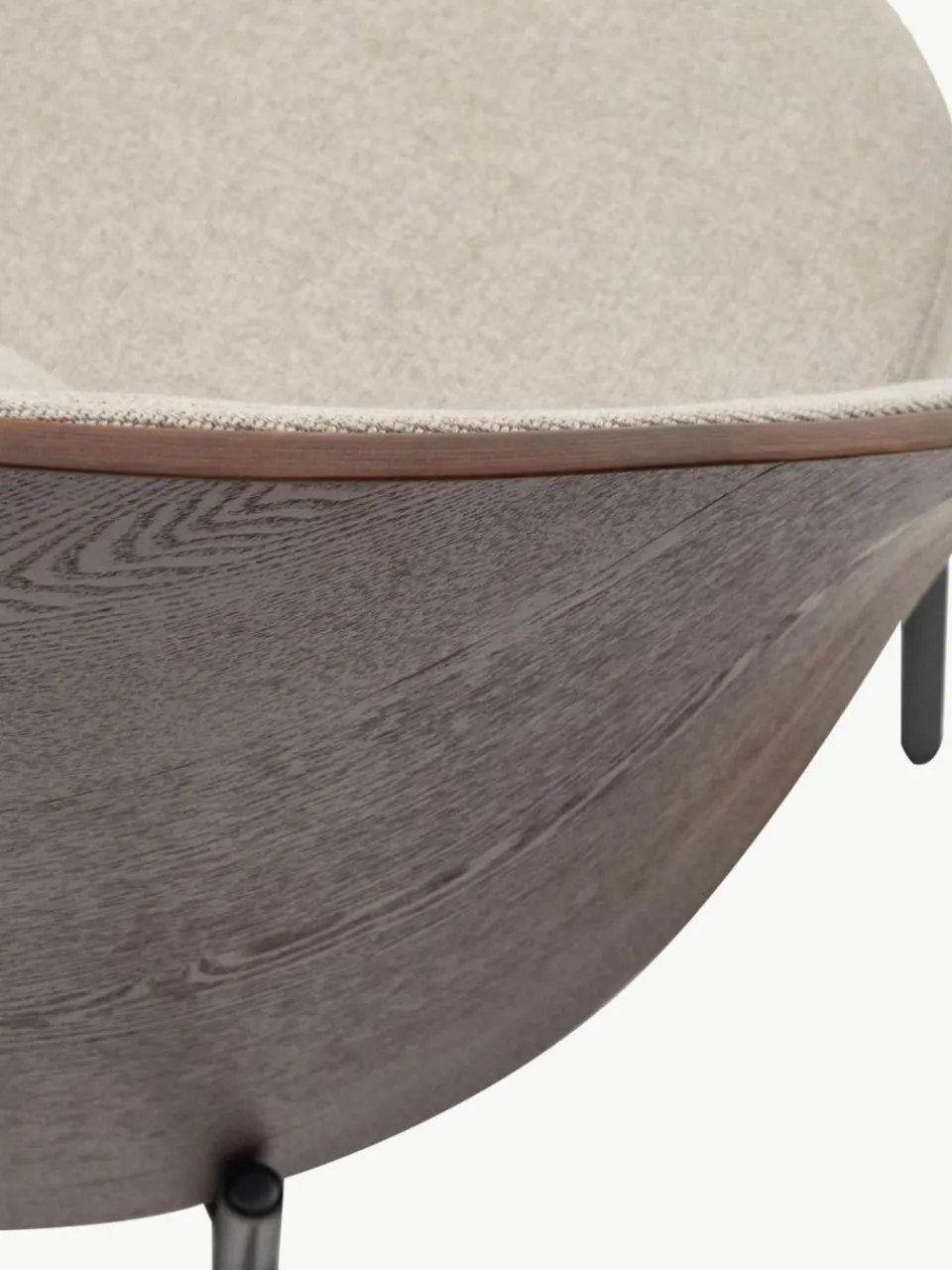 Chenille lounge fauteuil Eamy^Westwing Online