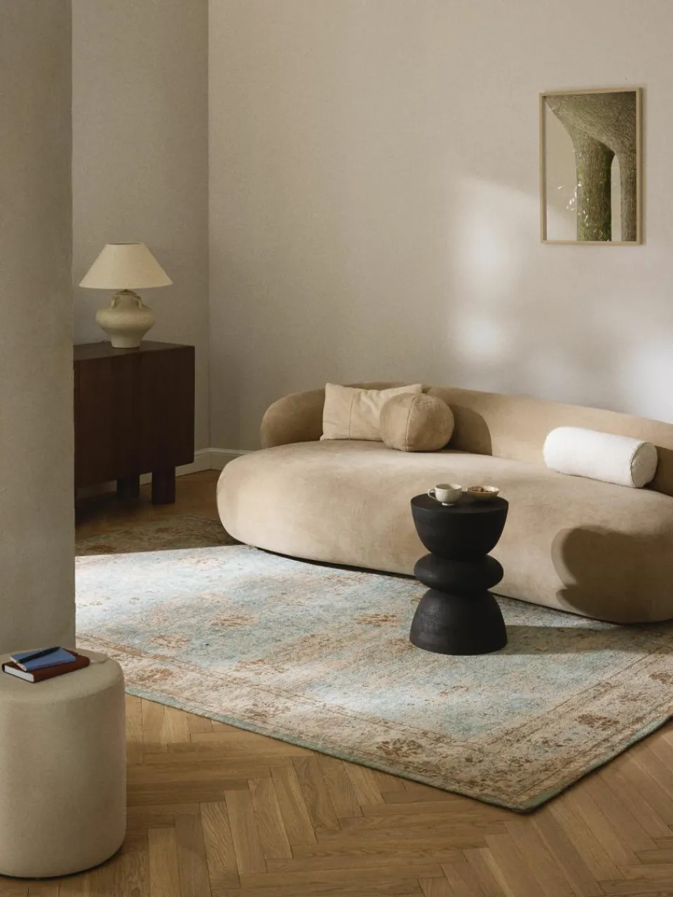 Chenille vloerkleed Rimini, handgeweven^Westwing Collection Best