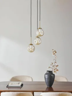 Cluster hanglamp Amora van glas^Westwing Collection New