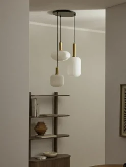 Cluster hanglamp Candela van opaalglas^Westwing Collection Fashion