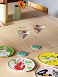 Cocktailglazen Curve uit borosilicaatglas, 2 stuks^&k Amsterdam New