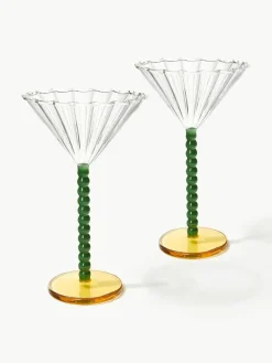 Cocktailglazen Perle uit borosilicaatglas, 2 stuks^&k Amsterdam Sale