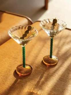 Cocktailglazen Perle uit borosilicaatglas, 2 stuks^&k Amsterdam Sale