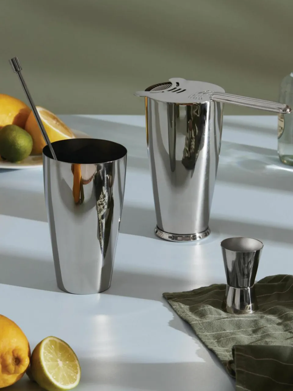 Cocktailset Lunar Eclipse van edelstaal, set van 5^ALESSI Clearance