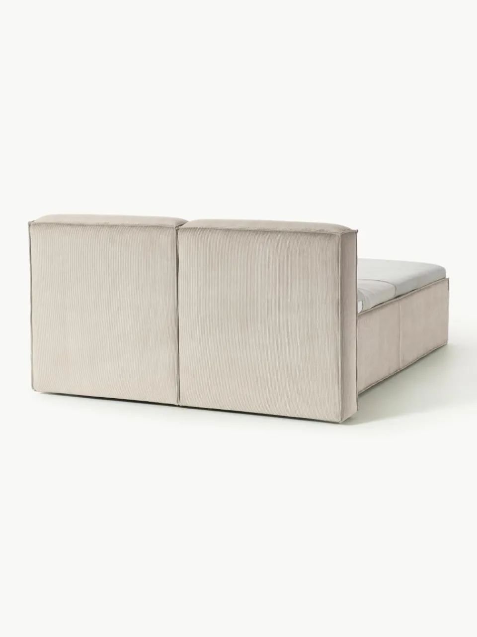Corduroy boxspring bed Lennon^Westwing Collection Discount
