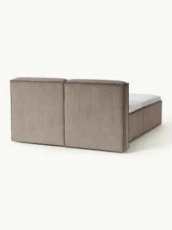 Corduroy boxspring bed Lennon^Westwing Collection Online