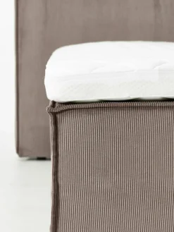 Corduroy boxspring bed Lennon^Westwing Collection Online