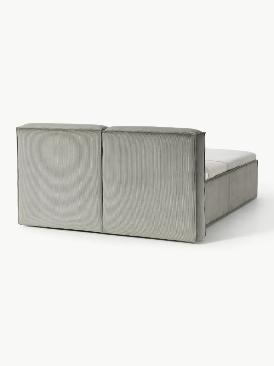 Corduroy boxspring bed Lennon^Westwing Collection Best