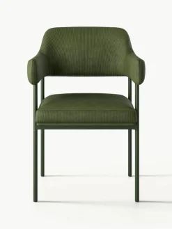 Corduroy fauteuil Zoe^Westwing Collection New