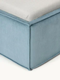 Corduroy gestoffeerd bed Dream met opbergruimte^Westwing Collection Clearance