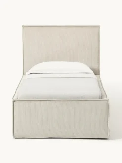 Corduroy gestoffeerd bed Dream^Westwing Collection Sale
