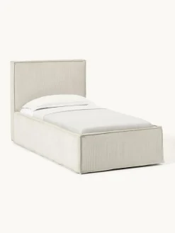 Corduroy gestoffeerd bed Dream met opbergruimte^Westwing Collection Clearance