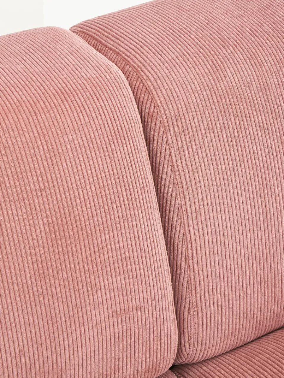 Corduroy hoekbank Melva (3-zits)^Westwing Collection New