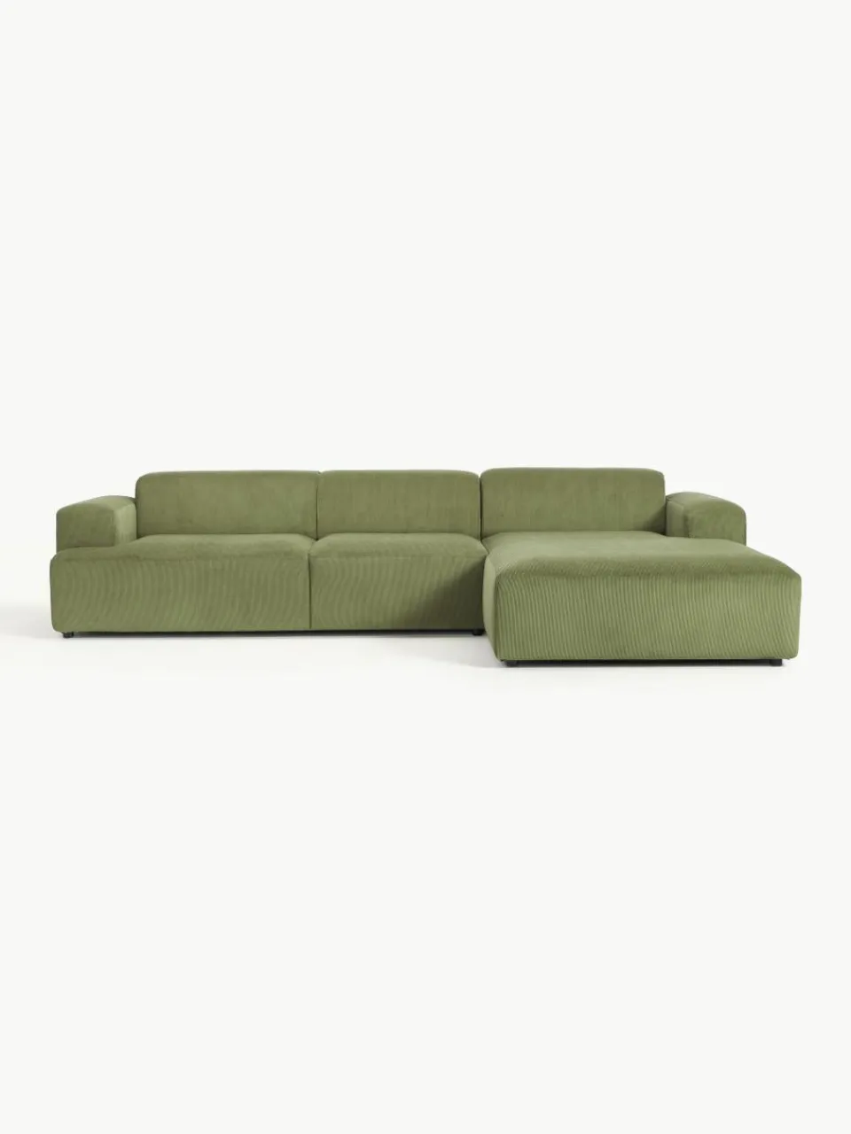 Corduroy hoekbank Melva (4-zits)^Westwing Collection Clearance