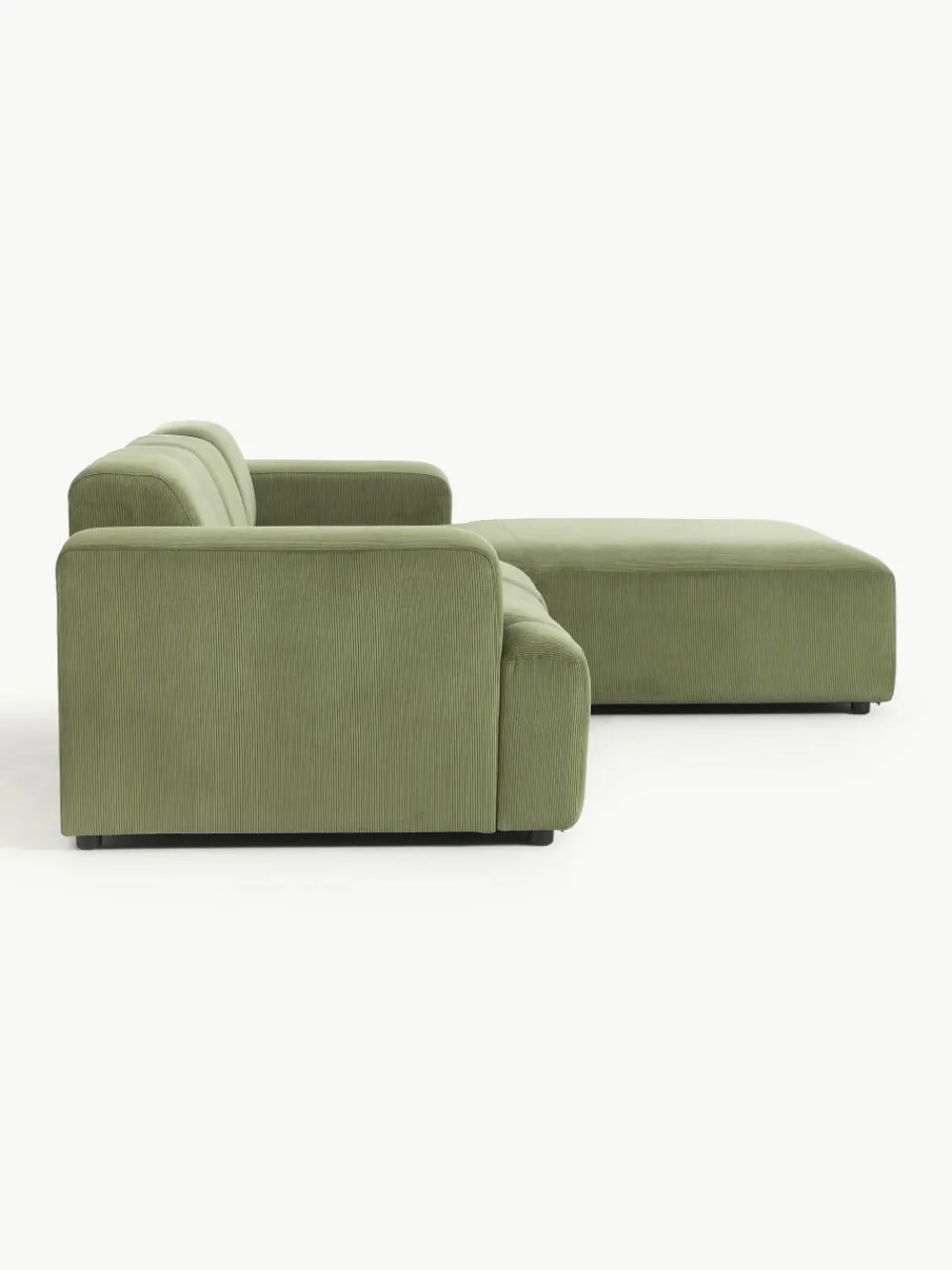 Corduroy hoekbank Melva (4-zits)^Westwing Collection Clearance