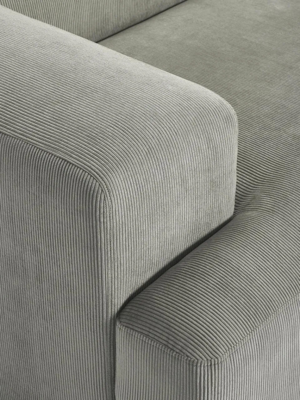 Corduroy hoekbank Melva (3-zits)^Westwing Collection Outlet