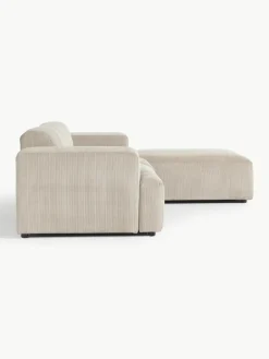 Corduroy hoekbank Melva (4-zits)^Westwing Collection New