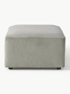 Corduroy poef Melva B 99 x D 72 cm^Westwing Collection Online