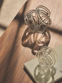 Decoratieve knoopobjecten Nola van glas, set van 2^Westwing Collection Online