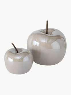 Decoratieve objecten Perly van dolomiet, 2-delig^Westwing Hot