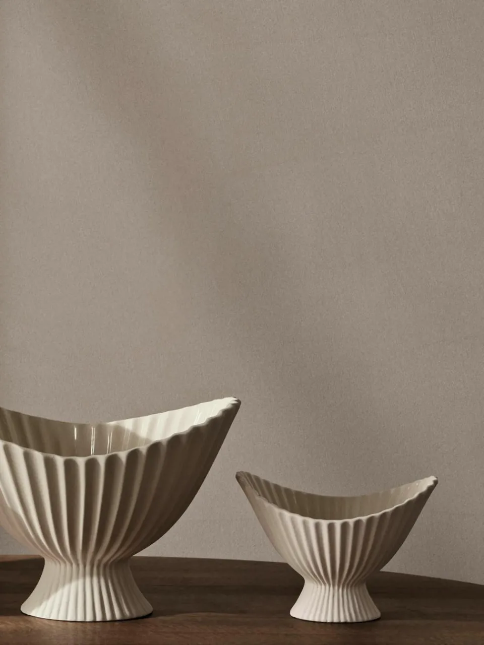 Decoratieve schaal Fountain van keramiek, B 19 cm^ferm LIVING Online