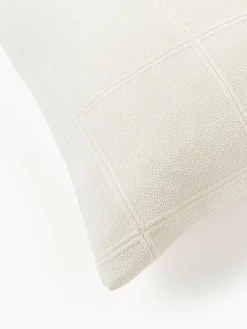 Dekbedovertrek Vivienne met getuft ruitpatroon^Westwing Collection New