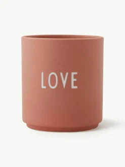Design beker Favourite LOVE met opschrift^DESIGN LETTERS Discount