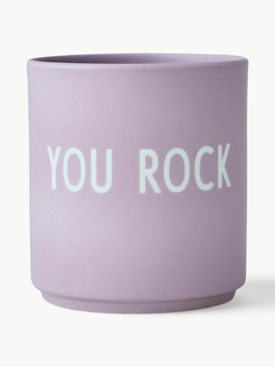 Design beker Favourite YOU ROCK met opschrift^DESIGN LETTERS Hot
