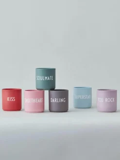 Design beker Favourite YOU ROCK met opschrift^DESIGN LETTERS Hot