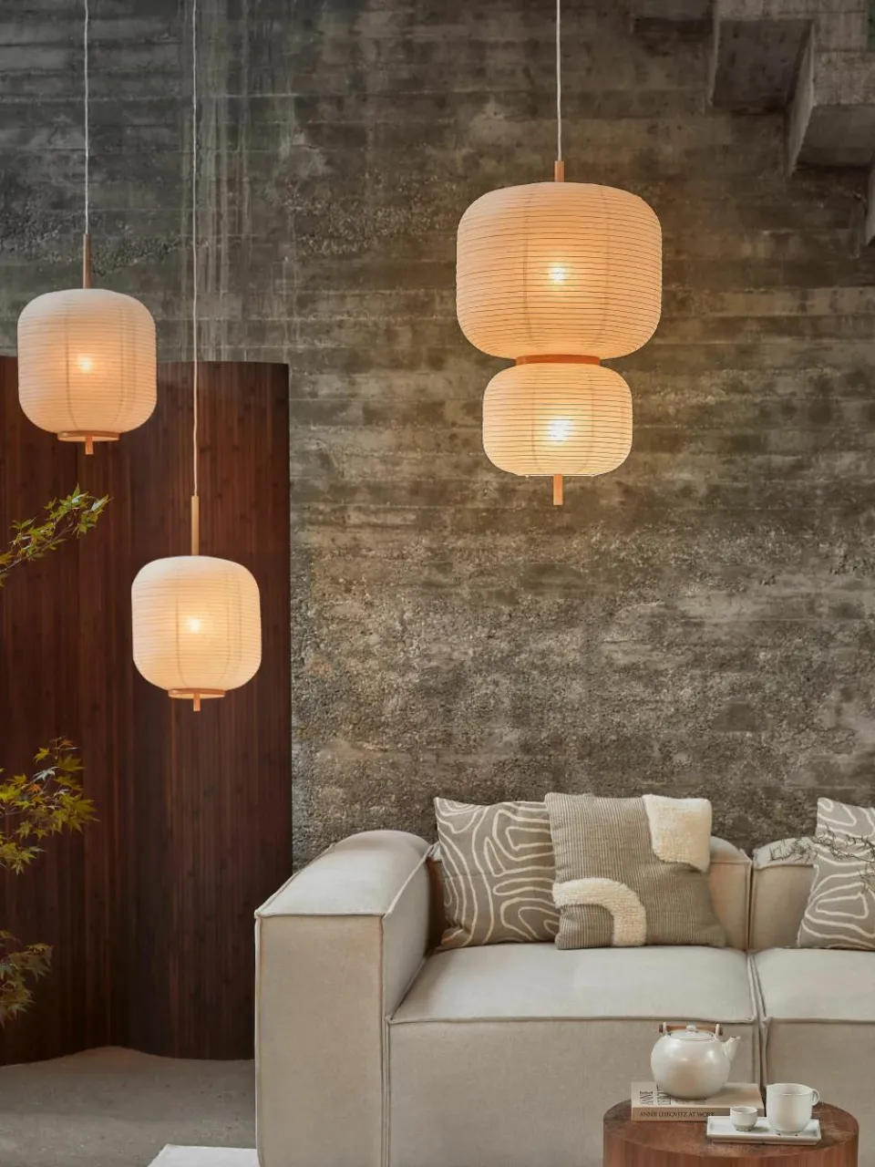 Design hanglamp Misaki van rijstpapier^Westwing Collection Best