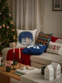 Design katoenen kussenhoes Snow van Kera Till^Westwing Collection Hot
