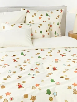 Design kussensloop van perkalkatoen Cookies van Kera Till^Westwing Collection Discount