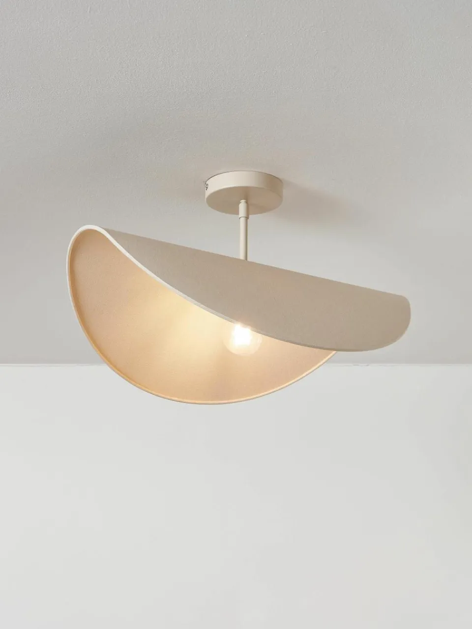 Design plafondlamp Kenzie van linnen^Westwing Collection Clearance