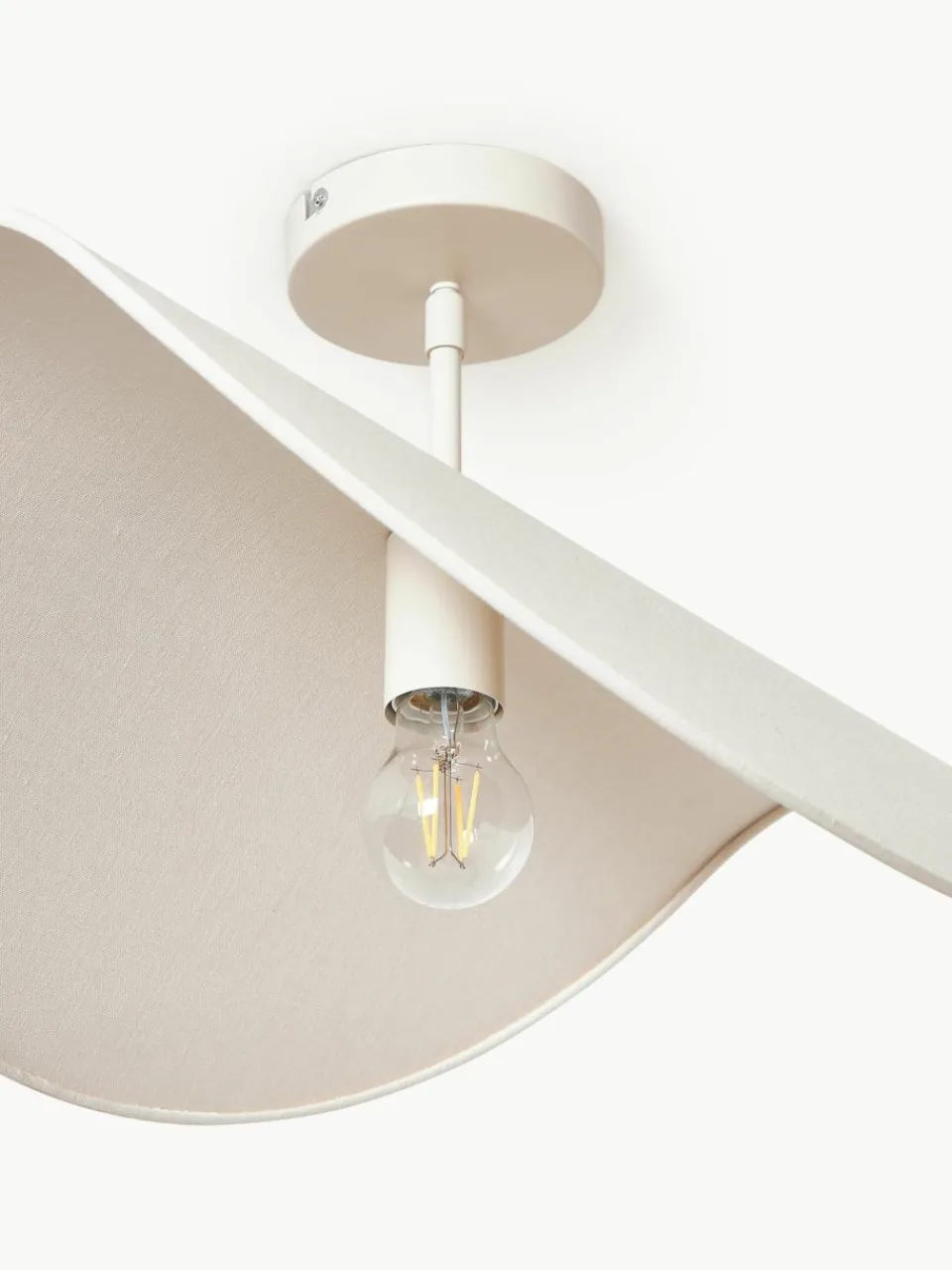 Design plafondlamp Kenzie van linnen^Westwing Collection Clearance