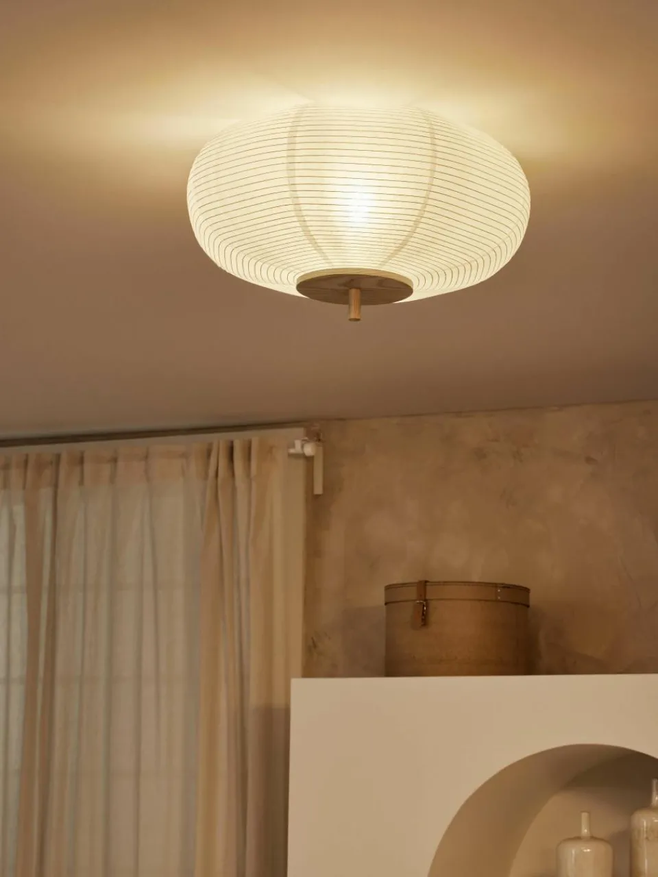 Design plafondlamp Misaki van rijstpapier^Westwing Collection Sale
