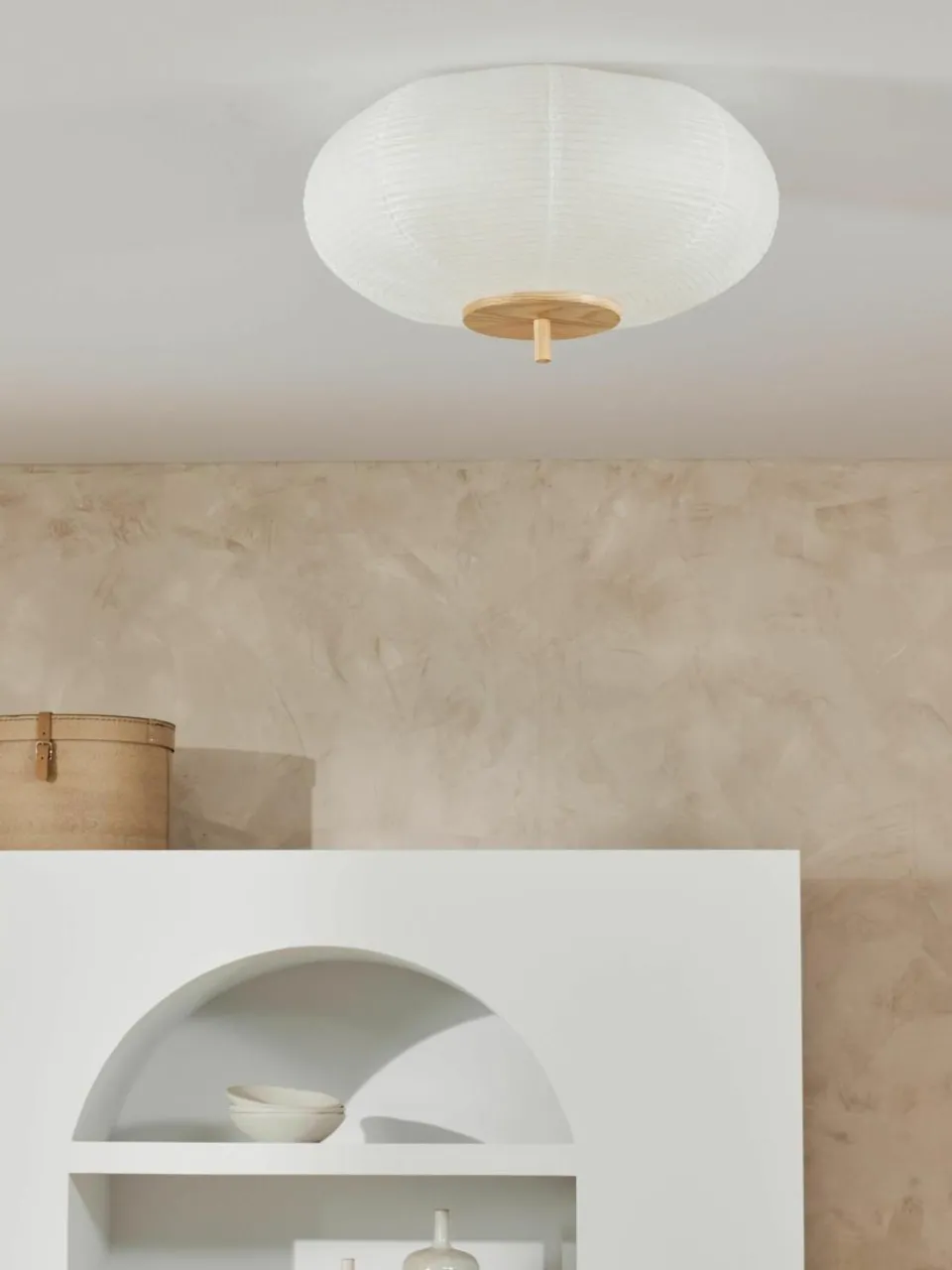 Design plafondlamp Misaki van rijstpapier^Westwing Collection Sale