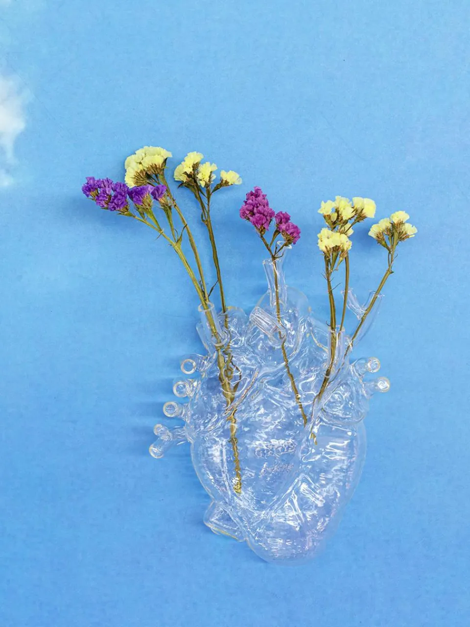 Design vaas Love in Bloom van glas, H 24 cm^SELETTI Hot