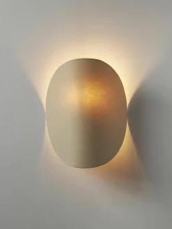 Design wandlamp Kenzie gemaakt van linnen^Westwing Collection Sale