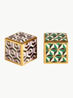 Design zout- en peperstrooier Versailles, vergulden, 2-delig^Jonathan Adler Best