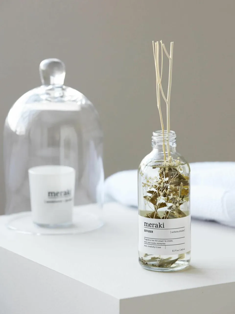 Diffuser Verbena Drizzle (Vervain & Citroengras)^Meraki Hot