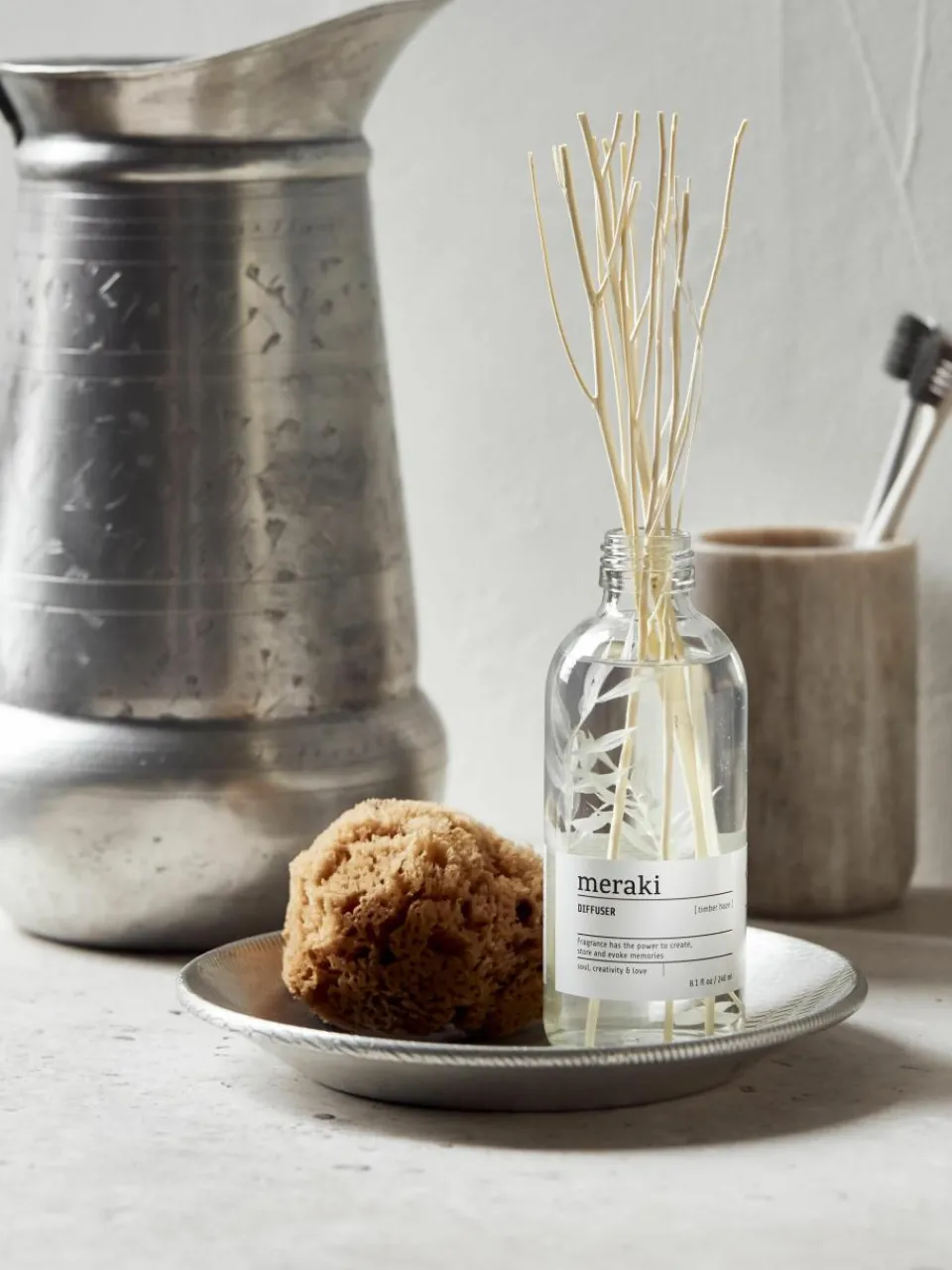 Diffusor Timber Haze (Citrus, Roos, Geranium & Jasmijn)^Meraki Best