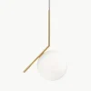 Dimbare hanglamp met glazen bollen IC, mondgeblazen^Flos Hot