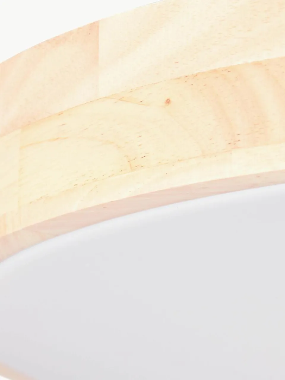 Dimbare LED plafondlamp Slimline van hout met afstandsbediening^Westwing Fashion