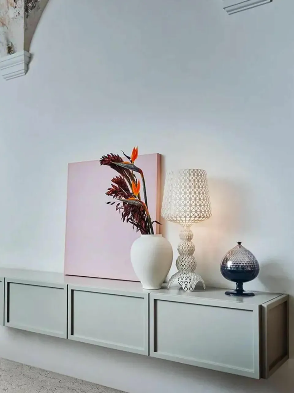 Dimbare LED tafellamp Mini Kabuki^Kartell Hot